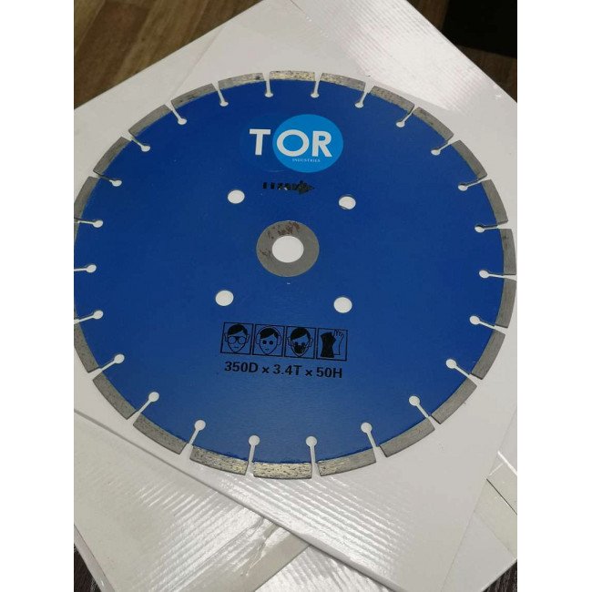 Диск по бетону для швонарезчиков HQR500A-2 (E) 350Dx3,6Tx50H (Cutter Disc 350 mm)