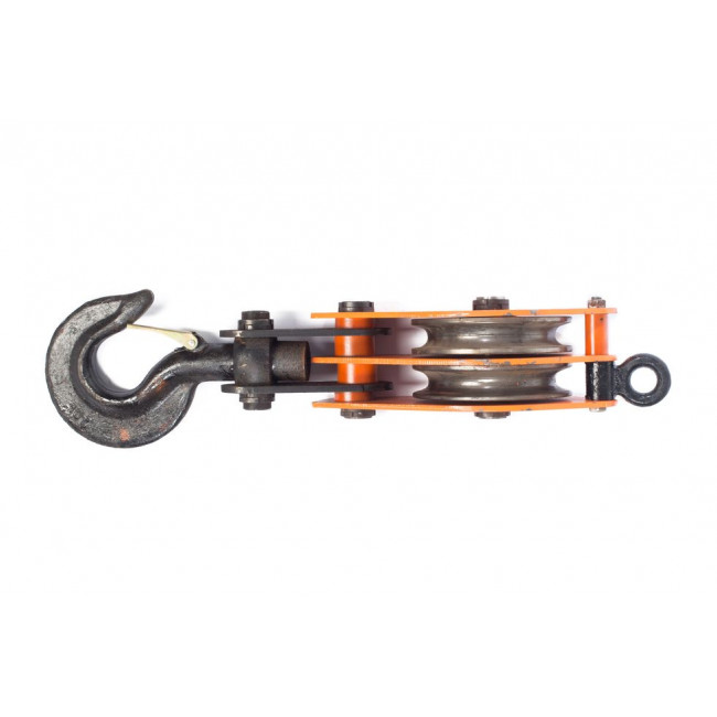 Блок монтажный двухрольный с крюком TOR HQG(L) K2-1,0 т (G)