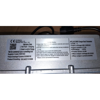 Зарядное устройство для штабелёров CDD10R-E/CDD12R-E 24V/25A Li-ion (Charger)
