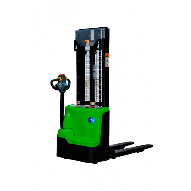 Штабелер самоходный 1,5 т 3,5 м TOR WS15H-3500SC PRO Li-ion 24/60 В/Ач контроль скорости подъема