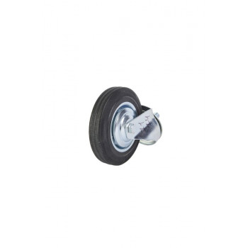 Колесо поворотное SCt 63 160 мм резина с болтом (F)