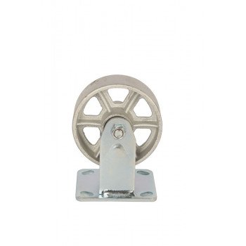 Колесо большегрузное неповоротное FCS 54 125 мм чугунное (F)