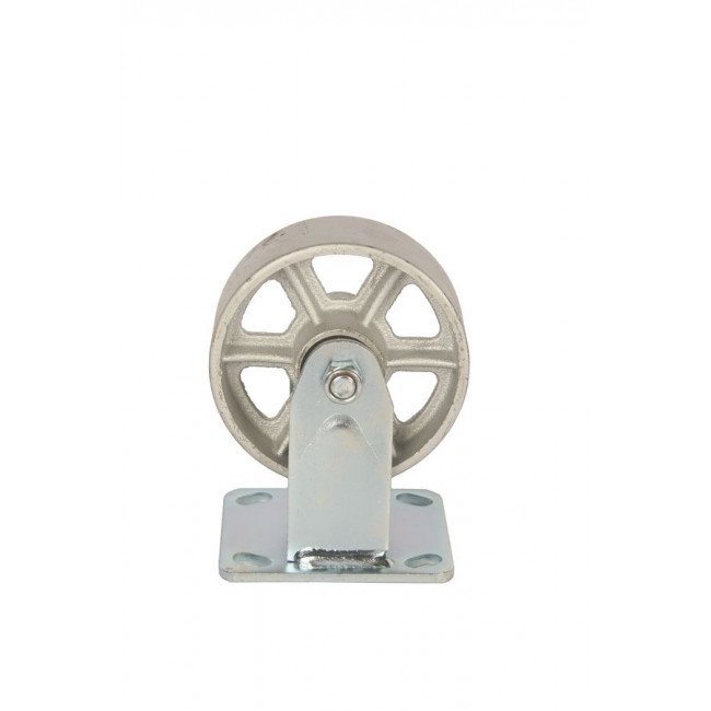 Колесо большегрузное неповоротное FCS 54 125 мм чугунное (F)
