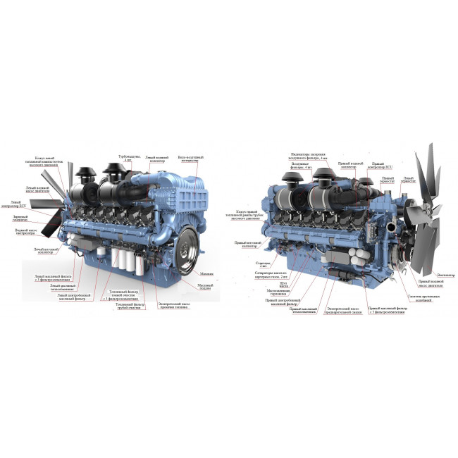 Двигатель Baudouin 16M33G1700/5