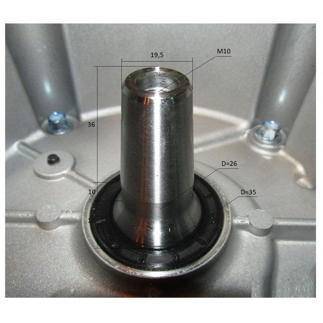Двигатель бензиновый TSS KM420C-V (вал-конус)