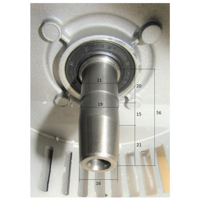 Двигатель бензиновый TSS KM 170FD (C-тип, вал конус L-56 mm) (SGG2800EN/2000)