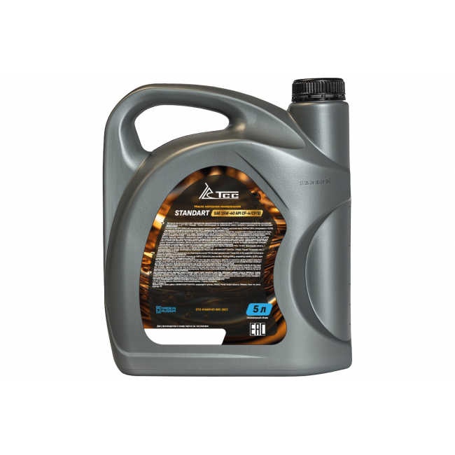 Масло минеральное ТСС Стандарт SAE 15W40 CF-4 канистра 5л/Motor oil 5liter can