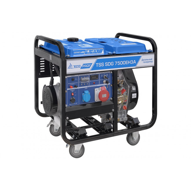 Дизель генератор TSS SDG 7500EH3A