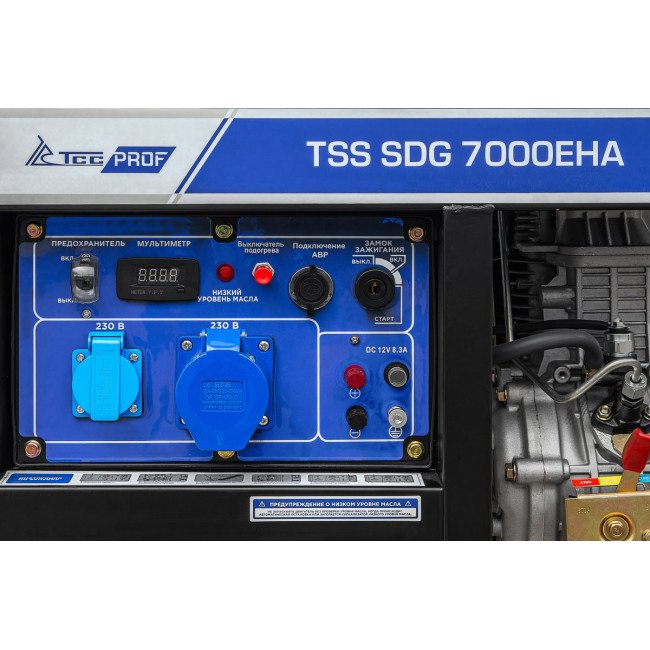 Дизель генератор TSS SDG 7000EHA