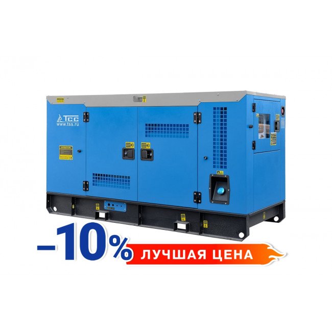 Дизельный генератор ТСС АД-20С-Т400 в шумозащитном кожухе