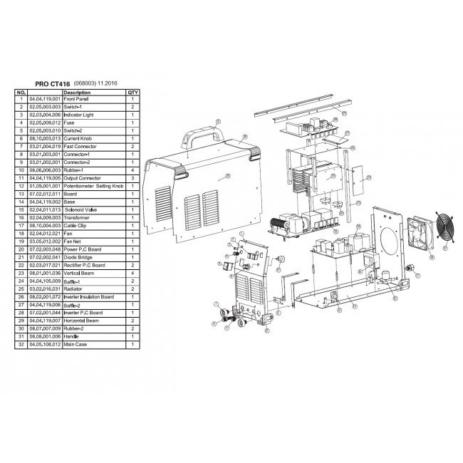 Многофункциональный сварочный аппарат, TSS PRO CT-416