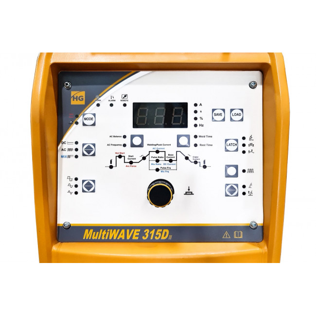 Аппарат аргонодуговой сварки HUGONG MultiWAVE 315D III AC/DC (cold tac, различные типы волны) (без БО, тележки и горелки)