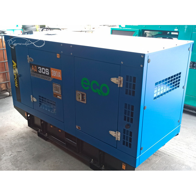 Дизельный генератор EcoPower АД30-T400 в кожухе