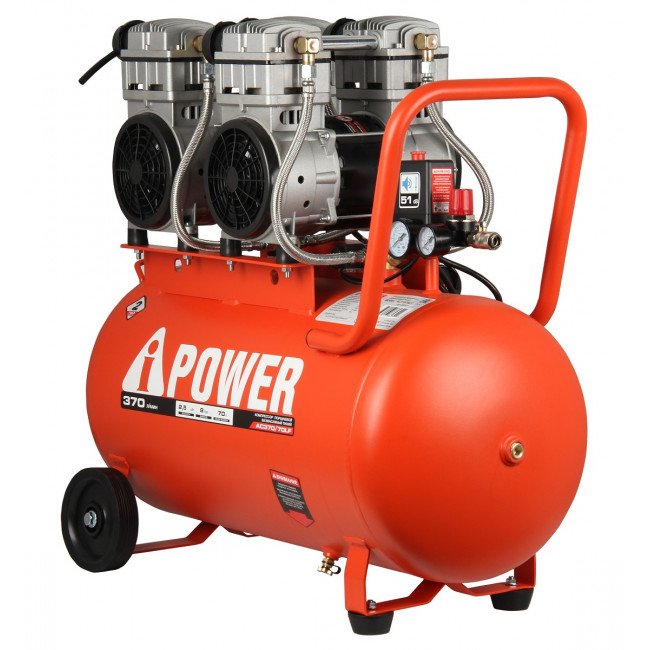 Компрессор поршневой безмасляный A-iPower AC370/50LF