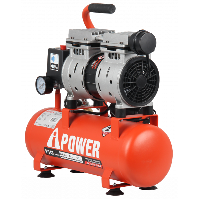 Компрессор поршневой  безмасляный A-iPower AC110/10LF