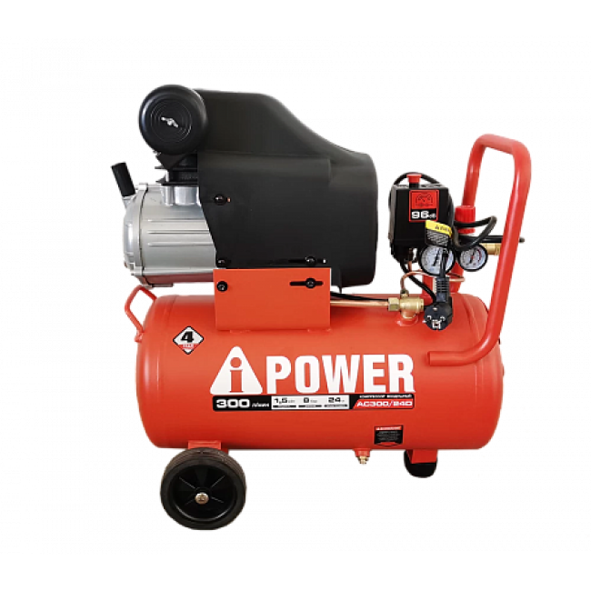 Компрессор поршневой масляный A-iPower AC300/24D