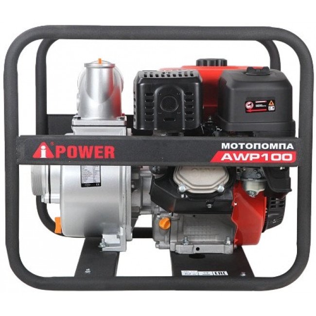 Мотопомпа бензиновая для чистой воды A-iPower AWP100