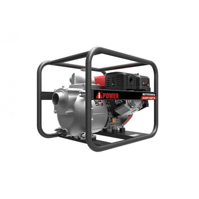 Мотопомпа бензиновая для сильно загрязненной воды A-iPower AWP100TX