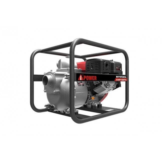 Мотопомпа бензиновая для сильно загрязненной воды A-iPower AWP100TX