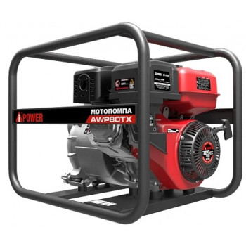 Мотопомпа бензиновая для сильно загрязненной воды A-iPower AWP80TX