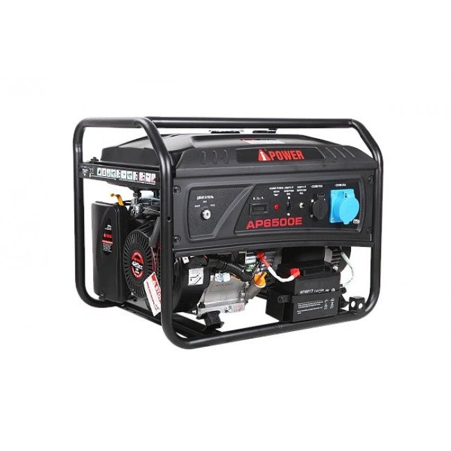 Бензиновый генератор A-iPower lite AР6500E с подключением АВР